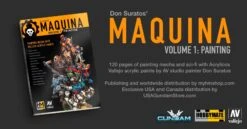 HM MAQUINA Acrylicos Vallejo Painting Book