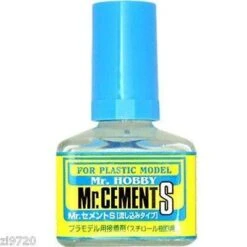 Bandai MR HOBBY Gunze MC129 Cement Glue S Extra Thin Non-Corrosive 40ml