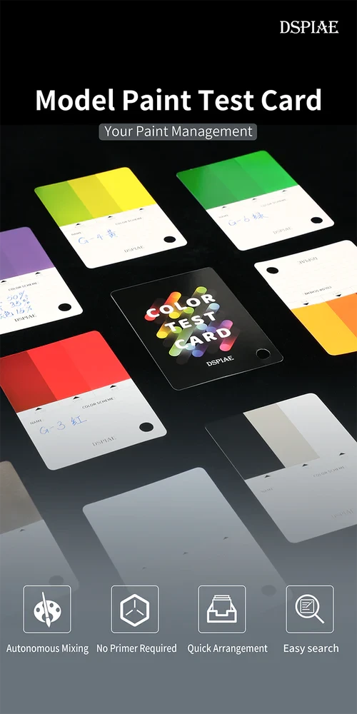 CC-01 DSPIAE Model Paint Color Test Card - Image 2