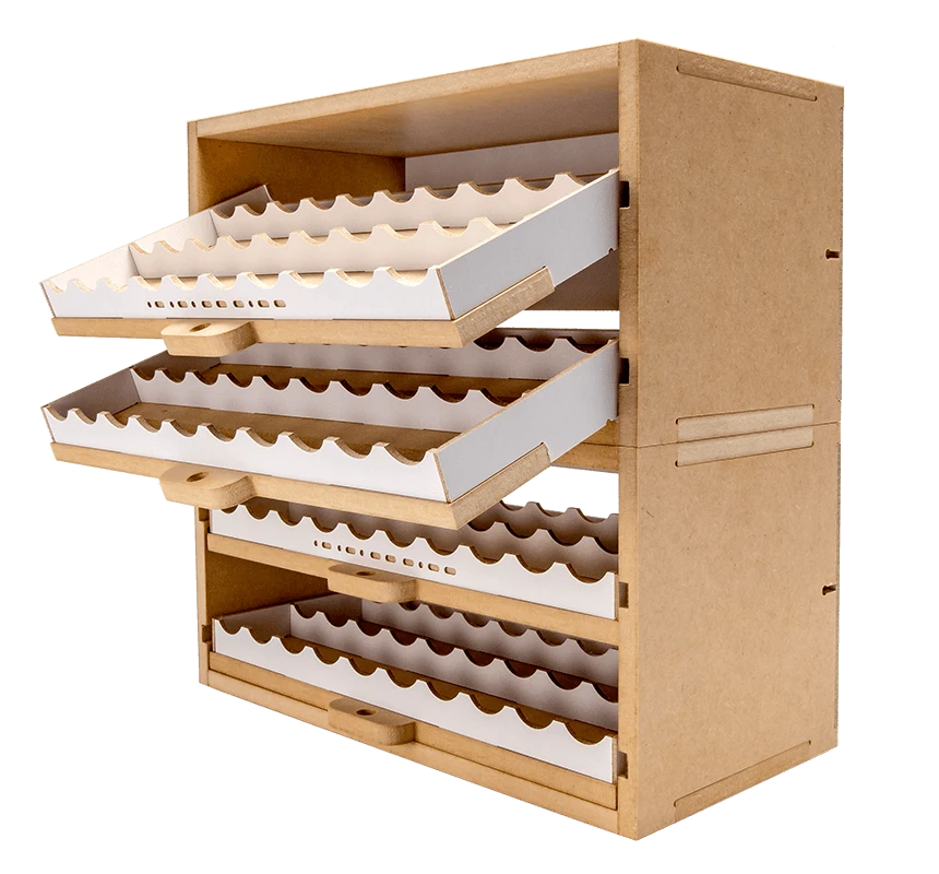 Slide&Tilting Drawer Paint Shelf OPERA-19A (For Acrylic, Enamel) - Image 10