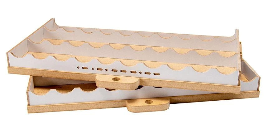 Slide&Tilting Drawer Paint Shelf OPERA-19A (For Acrylic, Enamel) - Image 6