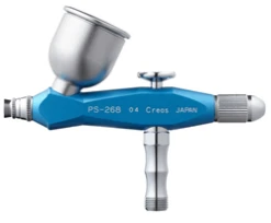 Bandai PS-268AB SQ Light Aluminum Sky Blue Airbrush (0.4mm) , GSI Mr. Procon Boy
