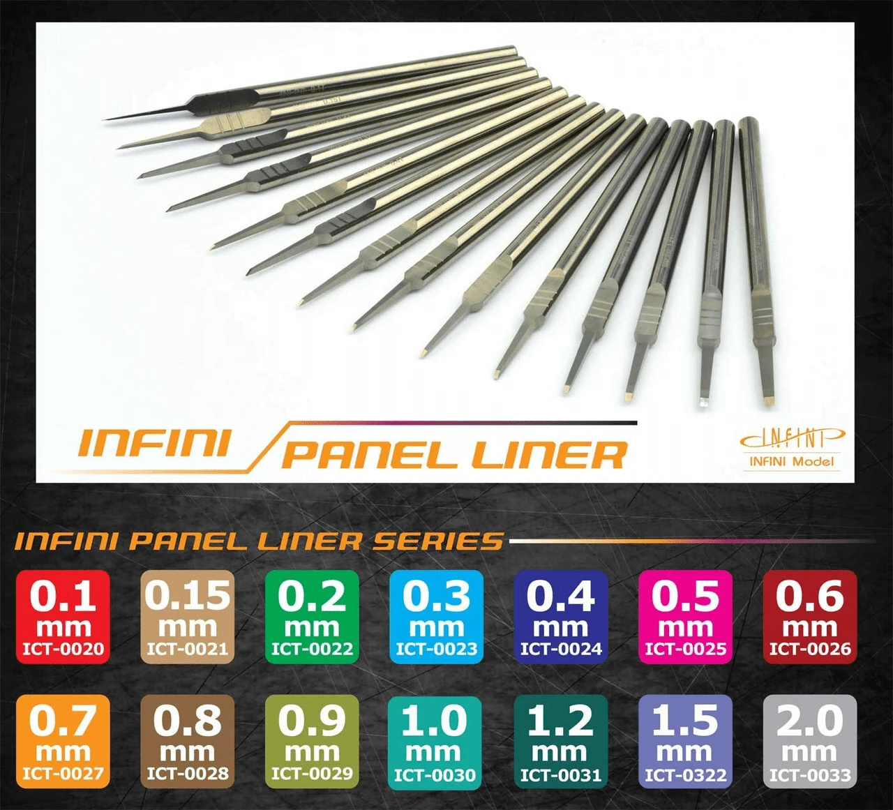 INFINI Model Panel Liner 0.4mm (Etching Tool) - Image 4