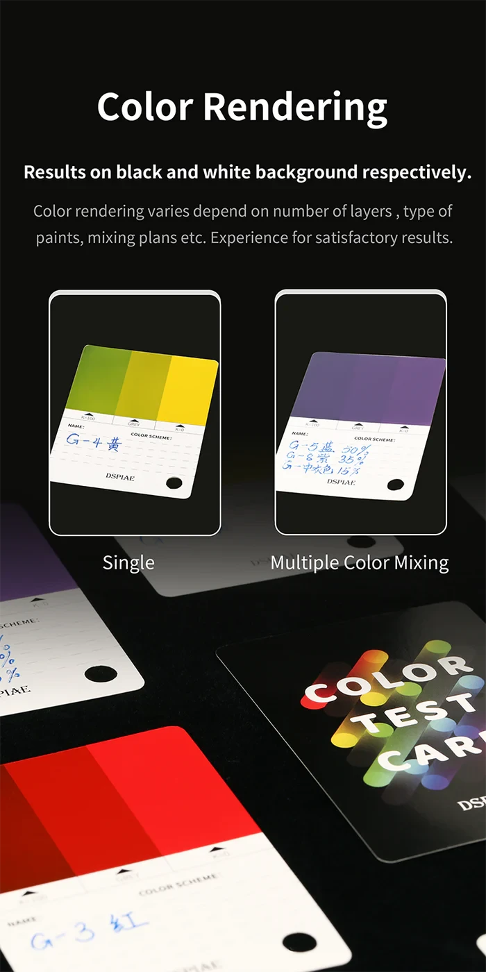 CC-01 DSPIAE Model Paint Color Test Card - Image 9