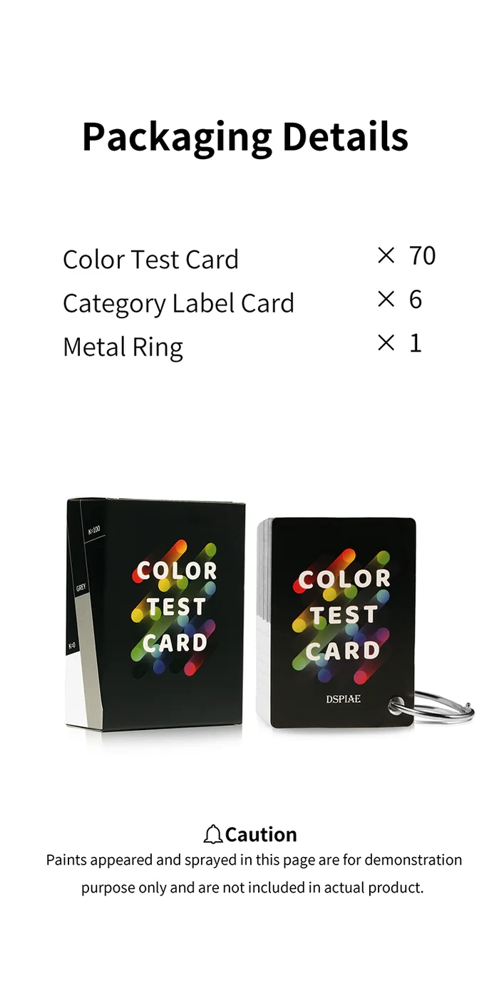 CC-01 DSPIAE Model Paint Color Test Card - Image 10