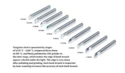 DSPIAE HC Series Tungsten Steel Hook Broach