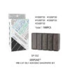 SP-S02 Fine Mesh Adhesive Sandpaper Set GRIT #1000-#2500 (100 Pieces）