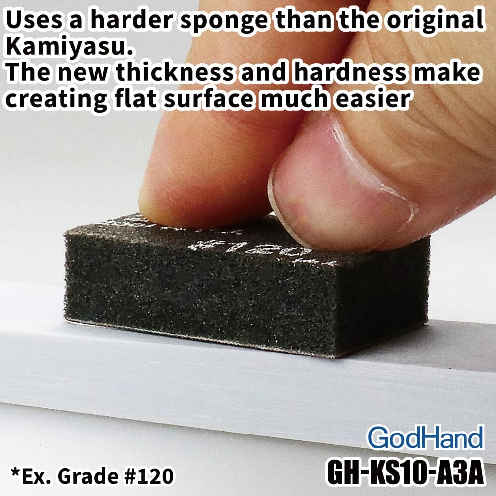 Kamiyasu-Sanding Stick 10mm-Assortment Set A (GH-KS10-A3A) - Image 4