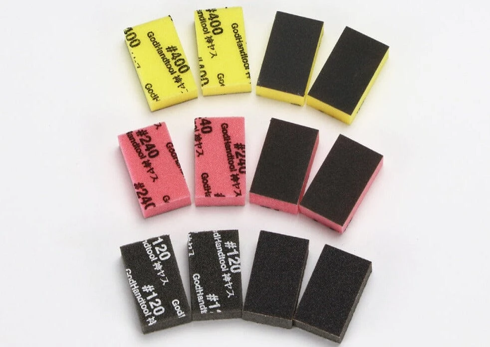 Kamiyasu-Sanding Stick 10mm-Assortment Set A (GH-KS10-A3A)