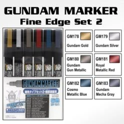 N/A GMS126 Gundam Marker Fine Edge Set 2 (Set Of 6)