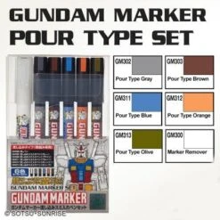 Gundam Marker Set - Gundam Pouring Marker Set GMS122
