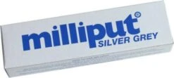 STEVENS Milliput: Medium Silver-Grey 2-Part Self Hardening Putty (4oz Set)