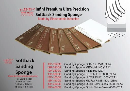 Infini Sanding Sponge Quick Shine Gloss 4000 (2EA) - Image 2